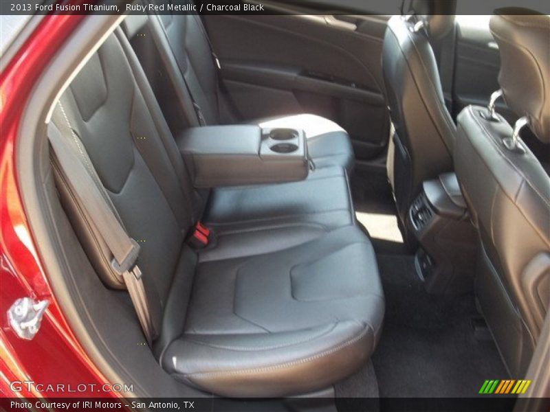 Ruby Red Metallic / Charcoal Black 2013 Ford Fusion Titanium