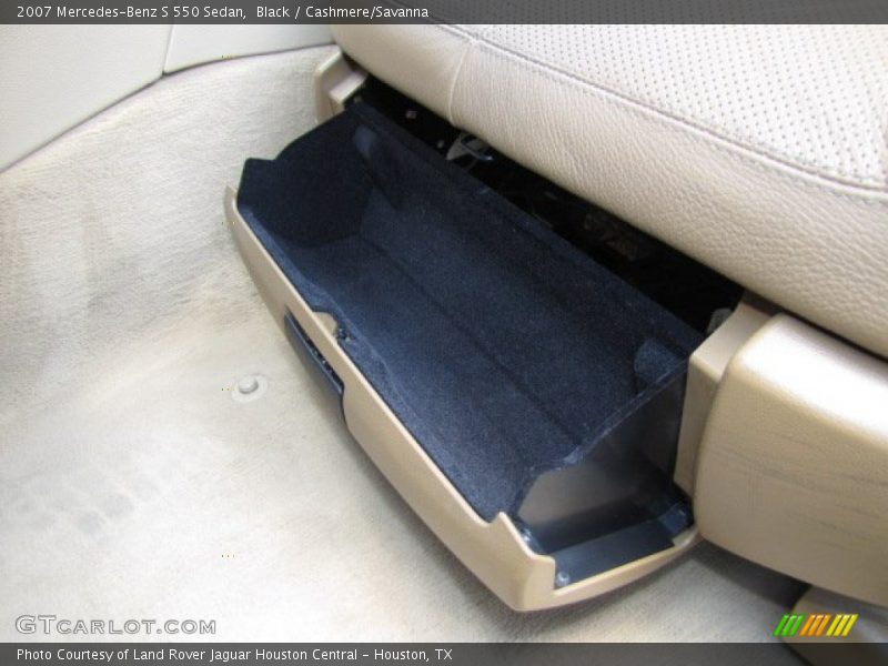 Black / Cashmere/Savanna 2007 Mercedes-Benz S 550 Sedan