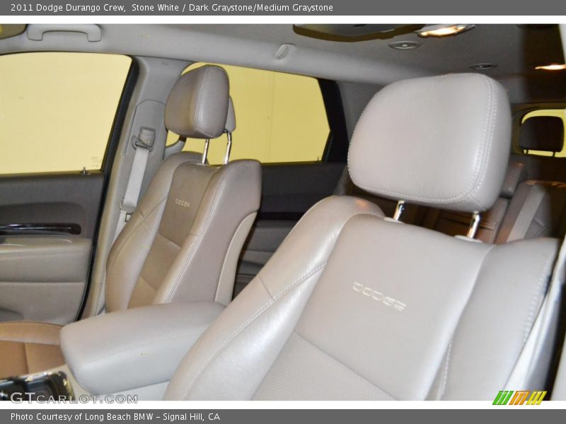 Stone White / Dark Graystone/Medium Graystone 2011 Dodge Durango Crew