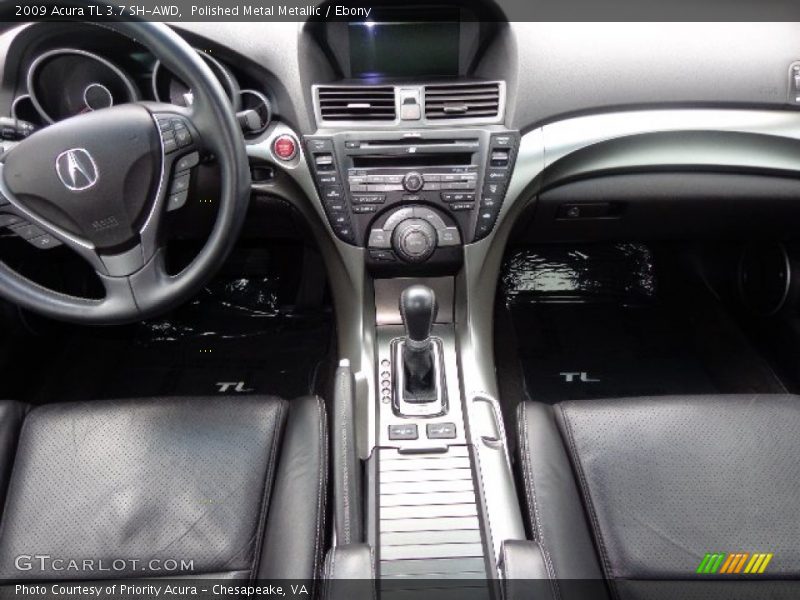 Polished Metal Metallic / Ebony 2009 Acura TL 3.7 SH-AWD
