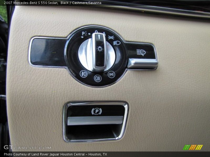 Black / Cashmere/Savanna 2007 Mercedes-Benz S 550 Sedan