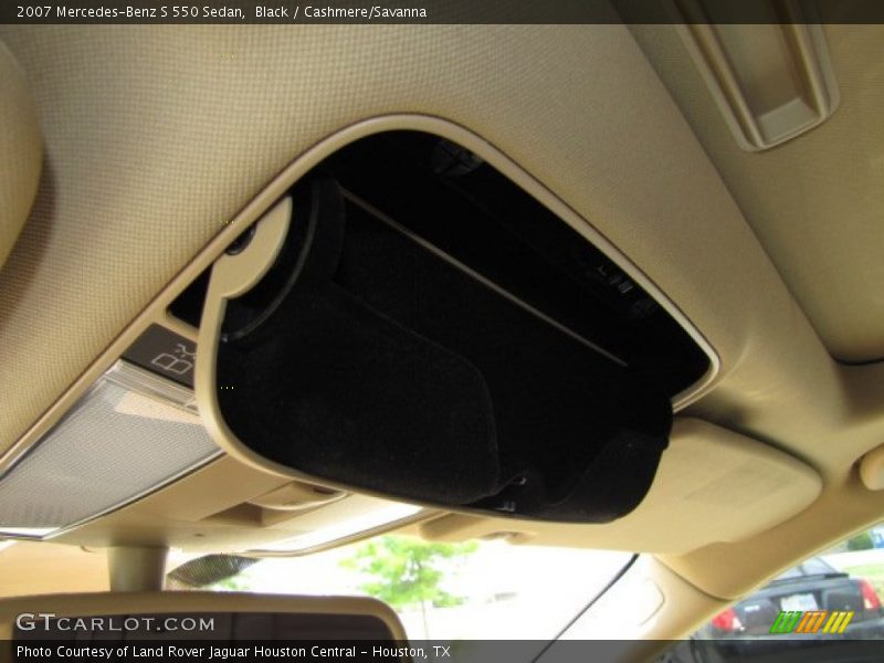 Black / Cashmere/Savanna 2007 Mercedes-Benz S 550 Sedan