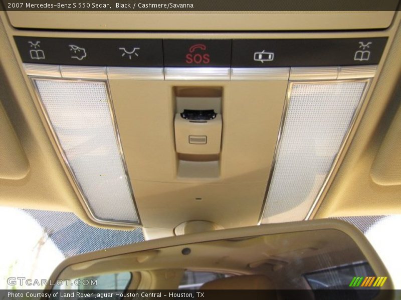 Black / Cashmere/Savanna 2007 Mercedes-Benz S 550 Sedan