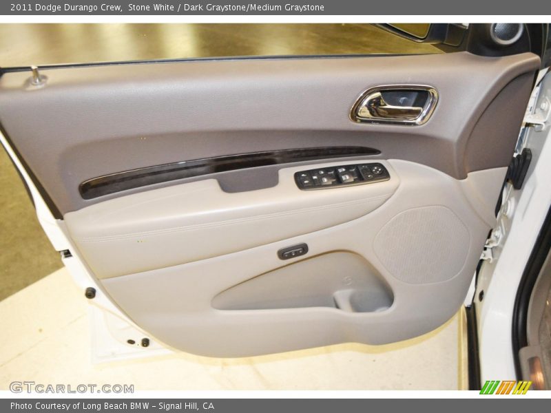 Stone White / Dark Graystone/Medium Graystone 2011 Dodge Durango Crew