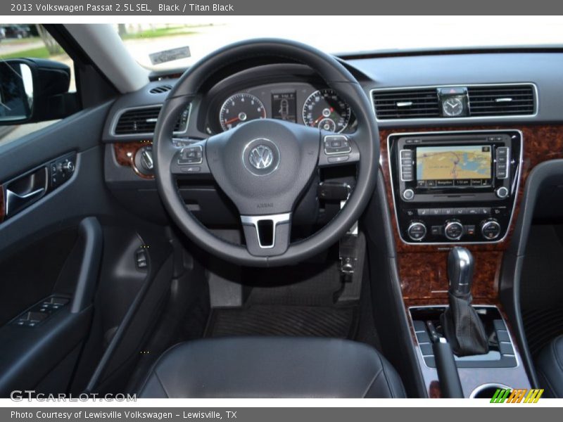 Black / Titan Black 2013 Volkswagen Passat 2.5L SEL