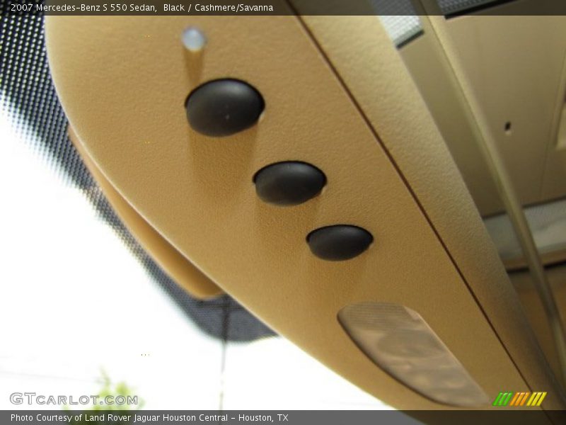 Black / Cashmere/Savanna 2007 Mercedes-Benz S 550 Sedan