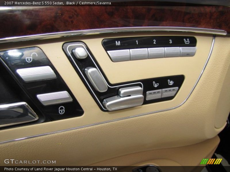 Black / Cashmere/Savanna 2007 Mercedes-Benz S 550 Sedan