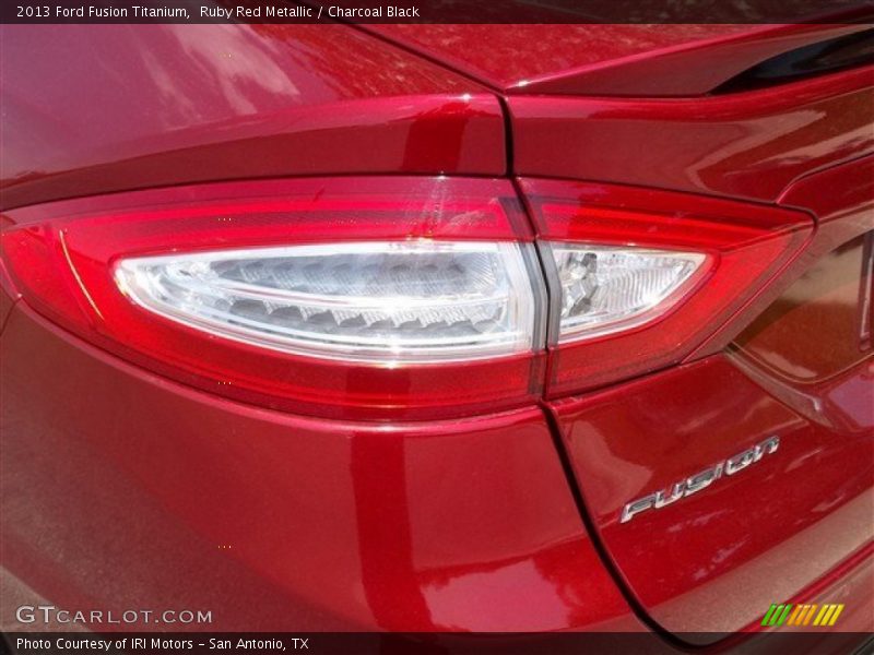 Ruby Red Metallic / Charcoal Black 2013 Ford Fusion Titanium