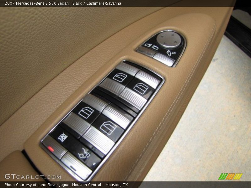 Black / Cashmere/Savanna 2007 Mercedes-Benz S 550 Sedan