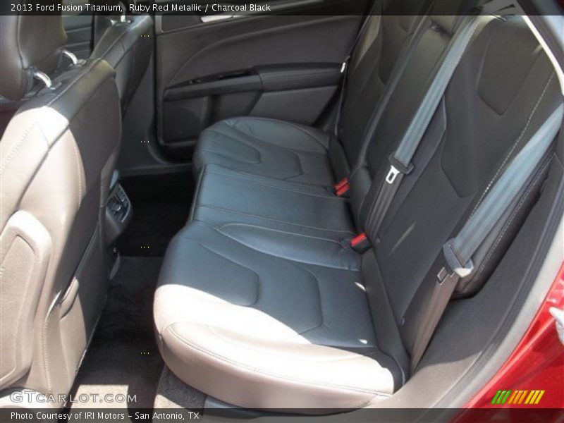 Ruby Red Metallic / Charcoal Black 2013 Ford Fusion Titanium