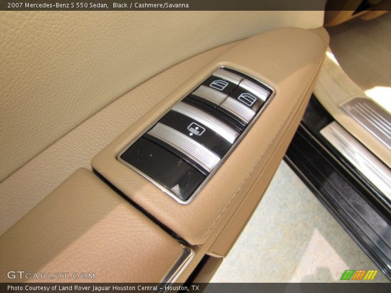 Black / Cashmere/Savanna 2007 Mercedes-Benz S 550 Sedan