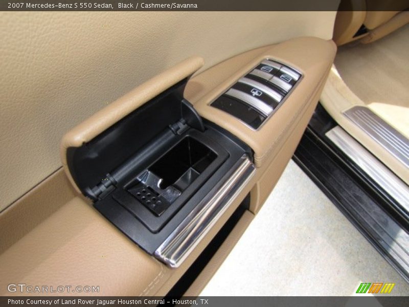 Black / Cashmere/Savanna 2007 Mercedes-Benz S 550 Sedan