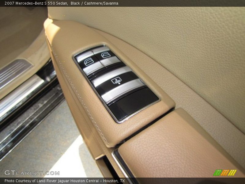 Black / Cashmere/Savanna 2007 Mercedes-Benz S 550 Sedan