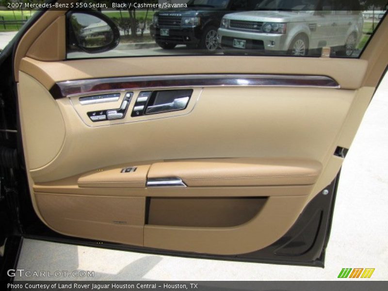 Black / Cashmere/Savanna 2007 Mercedes-Benz S 550 Sedan