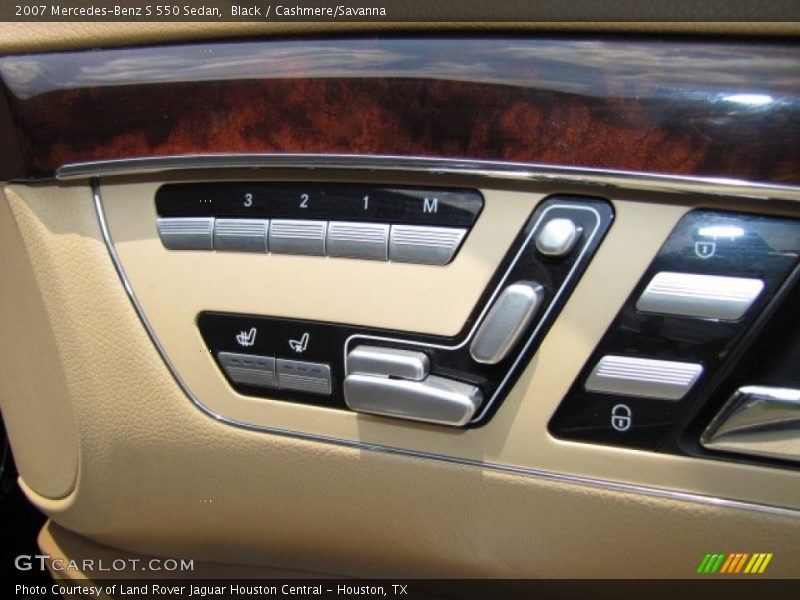 Black / Cashmere/Savanna 2007 Mercedes-Benz S 550 Sedan
