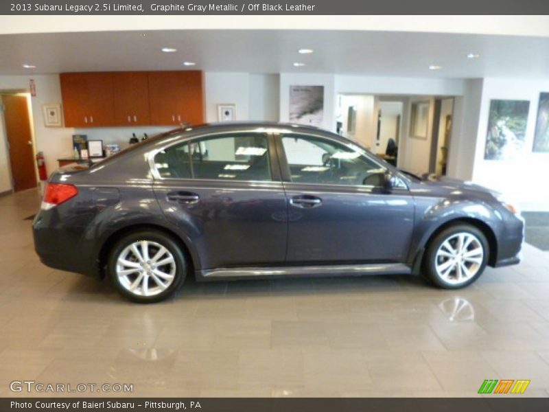 Graphite Gray Metallic / Off Black Leather 2013 Subaru Legacy 2.5i Limited
