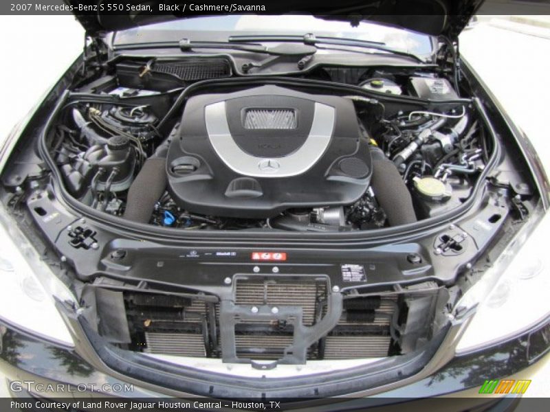 Black / Cashmere/Savanna 2007 Mercedes-Benz S 550 Sedan