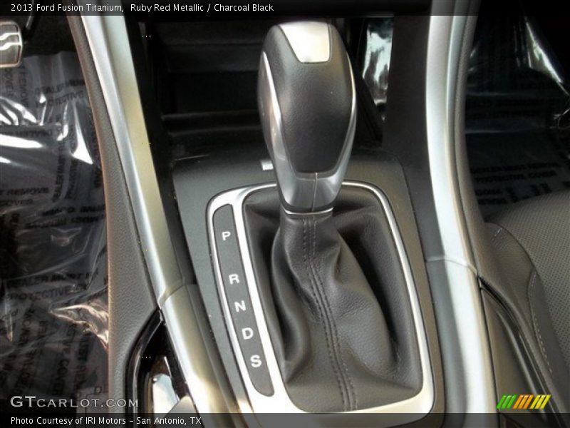 Ruby Red Metallic / Charcoal Black 2013 Ford Fusion Titanium