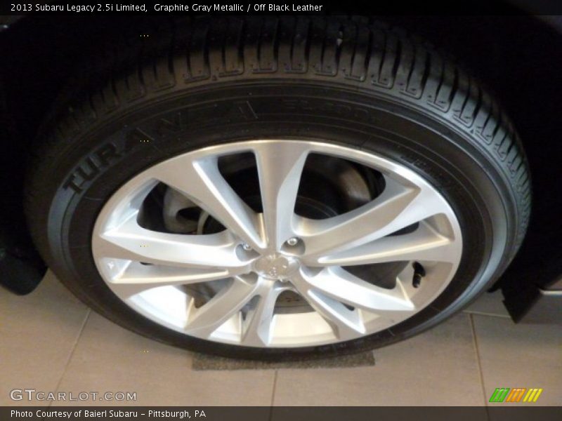 Graphite Gray Metallic / Off Black Leather 2013 Subaru Legacy 2.5i Limited