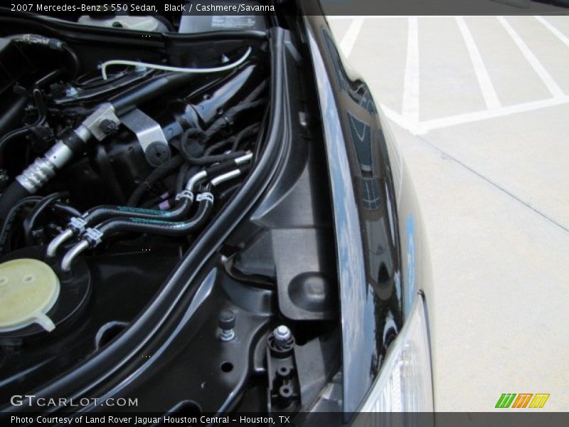 Black / Cashmere/Savanna 2007 Mercedes-Benz S 550 Sedan