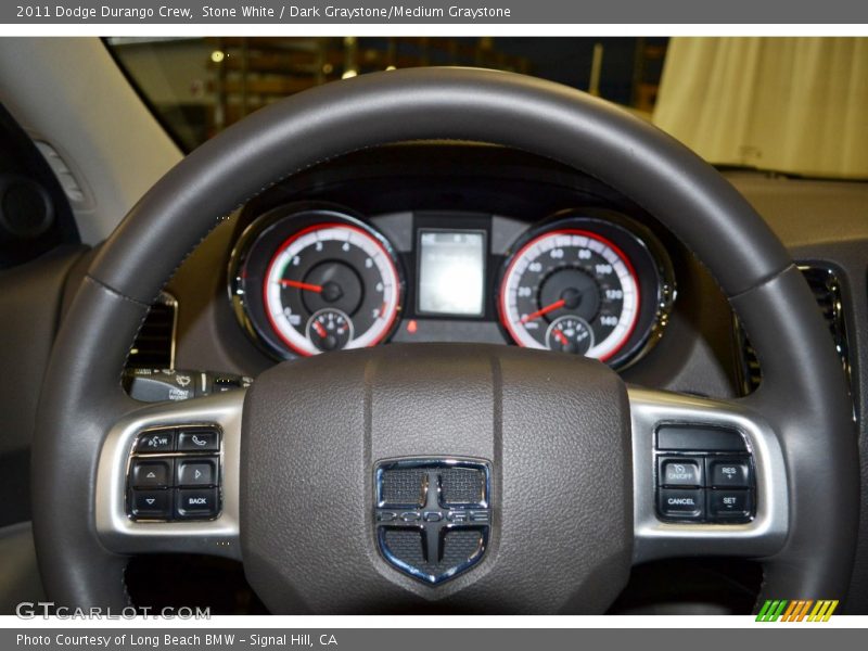 Stone White / Dark Graystone/Medium Graystone 2011 Dodge Durango Crew