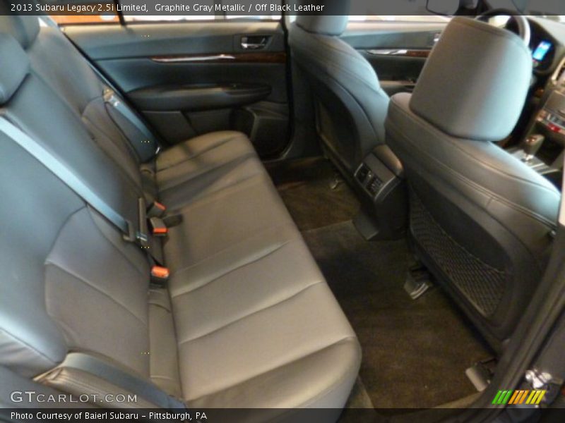 Graphite Gray Metallic / Off Black Leather 2013 Subaru Legacy 2.5i Limited