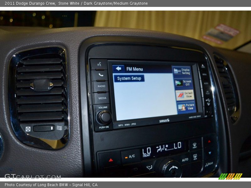 Stone White / Dark Graystone/Medium Graystone 2011 Dodge Durango Crew
