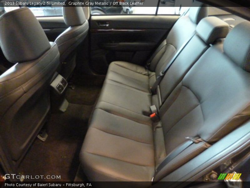 Graphite Gray Metallic / Off Black Leather 2013 Subaru Legacy 2.5i Limited