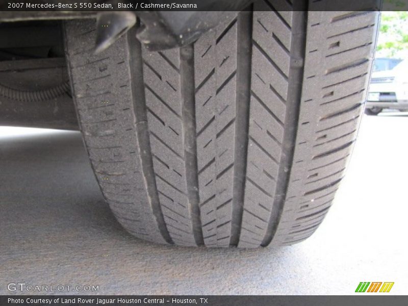 Black / Cashmere/Savanna 2007 Mercedes-Benz S 550 Sedan