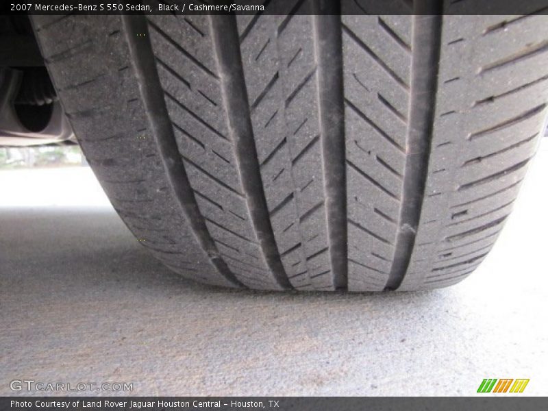 Black / Cashmere/Savanna 2007 Mercedes-Benz S 550 Sedan