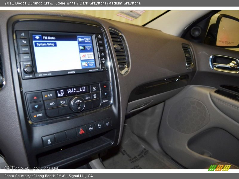 Stone White / Dark Graystone/Medium Graystone 2011 Dodge Durango Crew