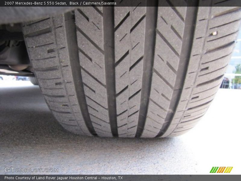 Black / Cashmere/Savanna 2007 Mercedes-Benz S 550 Sedan