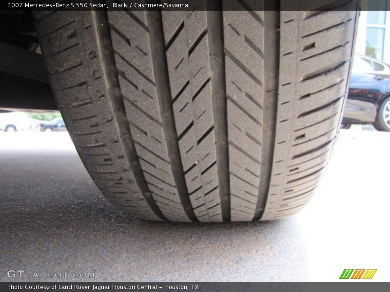 Black / Cashmere/Savanna 2007 Mercedes-Benz S 550 Sedan