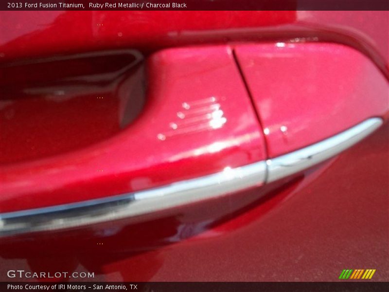 Ruby Red Metallic / Charcoal Black 2013 Ford Fusion Titanium