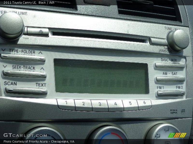 Black / Ash 2011 Toyota Camry LE