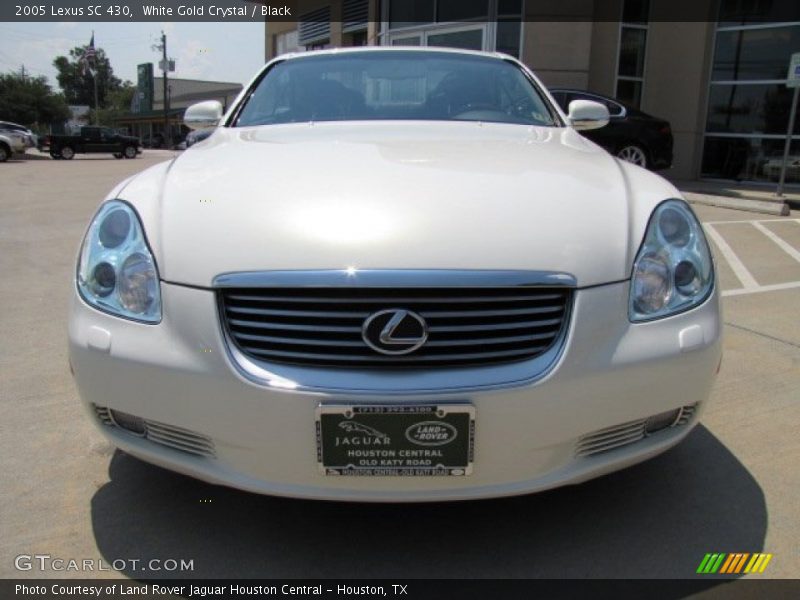 White Gold Crystal / Black 2005 Lexus SC 430
