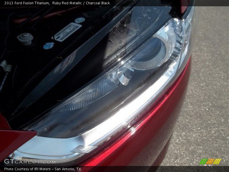 Ruby Red Metallic / Charcoal Black 2013 Ford Fusion Titanium