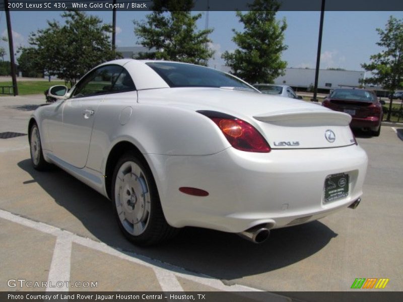 White Gold Crystal / Black 2005 Lexus SC 430