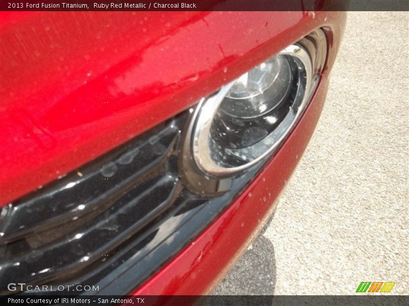 Ruby Red Metallic / Charcoal Black 2013 Ford Fusion Titanium