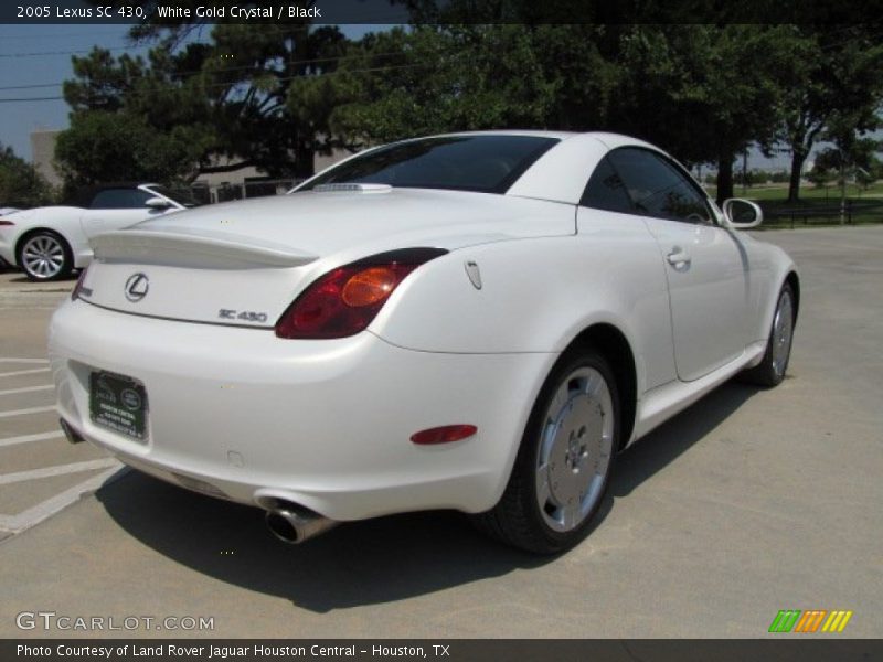 White Gold Crystal / Black 2005 Lexus SC 430