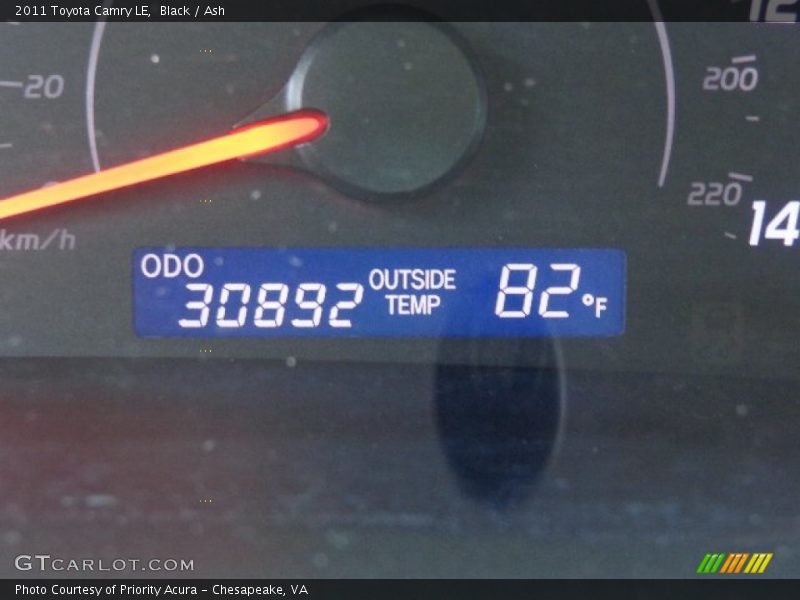 Black / Ash 2011 Toyota Camry LE
