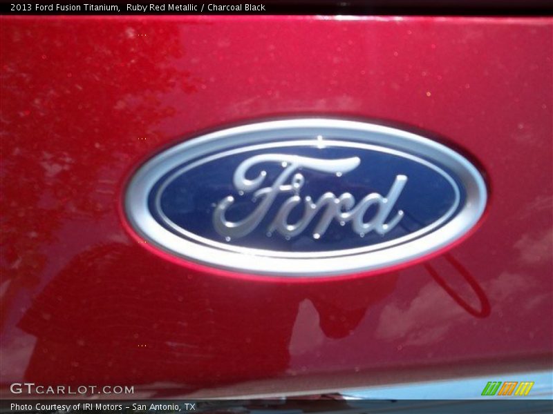Ruby Red Metallic / Charcoal Black 2013 Ford Fusion Titanium