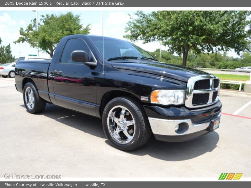 Black / Dark Slate Gray 2005 Dodge Ram 1500 ST Regular Cab