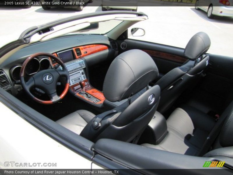 White Gold Crystal / Black 2005 Lexus SC 430