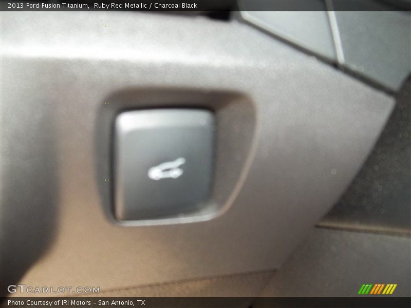 Ruby Red Metallic / Charcoal Black 2013 Ford Fusion Titanium
