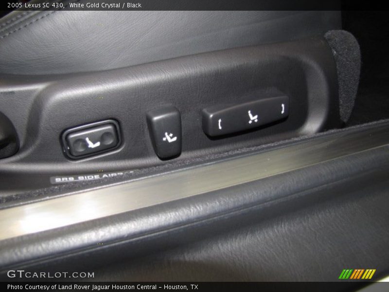 White Gold Crystal / Black 2005 Lexus SC 430
