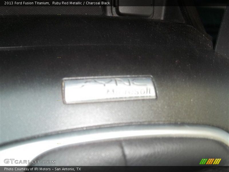 Ruby Red Metallic / Charcoal Black 2013 Ford Fusion Titanium