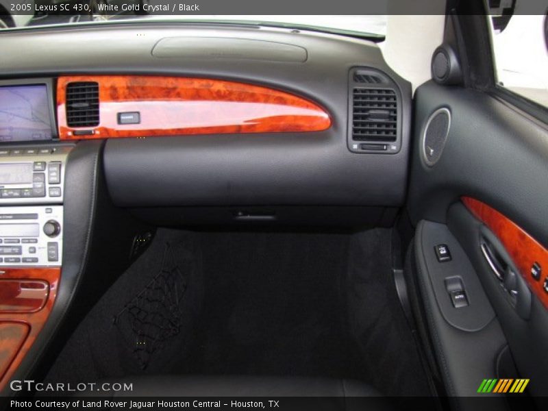 White Gold Crystal / Black 2005 Lexus SC 430