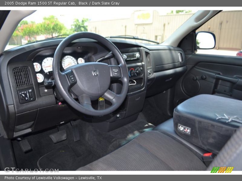 Black / Dark Slate Gray 2005 Dodge Ram 1500 ST Regular Cab