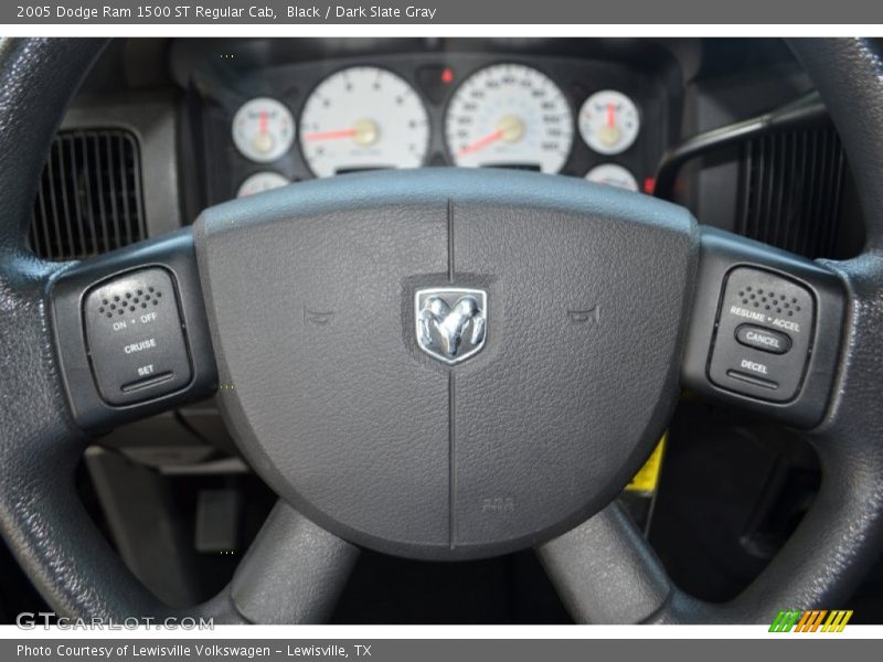 Black / Dark Slate Gray 2005 Dodge Ram 1500 ST Regular Cab